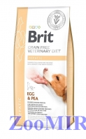 BRIT VETERINARY DIET DOG GRAIN FREE HEPATIC для взрослых собак при заболеваниях печени