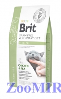 BRIT VETERINARY DIET DOG GRAIN FREE DIABETES для собак при диабете