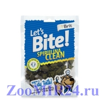 Brit Let's Bite Spirulina Clean лакомство для собак со спируллиной, 150гр