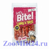 Brit Let's Bite Lamb n'Rice лакомство для собак Ягненок/рис, 105гр