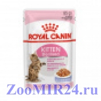 Royal Canin Kitten Sterilised для взрослых кастрированных и стерилизованных котят в желе, 85г