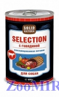 SOLID NATURA SELECTION для собак с говядиной, 970 гр.(конс)