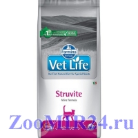 Farmina Vet Life Feline Struvite диета для кошек растворение струвитов