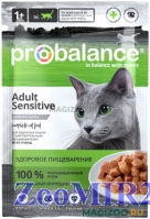 ProBalance (Пробаланс) чувствительное пищеварение, для взрослых кошек с Курицей, 85гр (пауч)