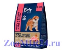 Brit Premium Dog Puppy and Junior Large and Giant для щенков крупных и гигантских пород с Курицей