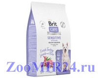 Brit Care Dog Adult Sensitive для собак всех пород Индейка/ягненок