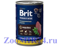 Brit Premium By Nature д/щенков Индейка, 410г (конс)