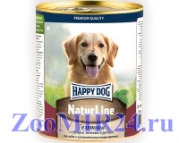 Happy dog Телятина+сердце+печень+рубец+рис, 970г (конс)