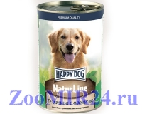 Happy dog кусочки в соусе Телятина с овощами, 410г (конс)