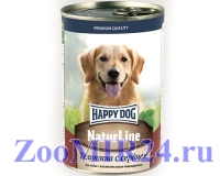 Happy dog кусочки в соусе Телятина с сердцем, 410г (конс)
