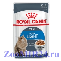 Royal Canin Ultra Light  д/кош склонных к полноте, в соусе 85гр