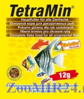 TETRA Min 12гр хлопья,осн. корм д/всех видов тропических рыб
