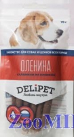 DELIPET салямини из оленины для собак, 70г