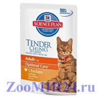 Hills SP Feline Adult Pouch д/взр. кошек с курицей, 85 гр (пауч)