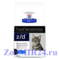 Hill's Prescription Diet Feline z/d Low Allergen , д/кошек при пищевой аллергии