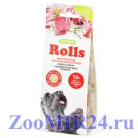 Titbit Rolls Mini Роллы с начинкой из мяса ягнёнка для собак 100 гр