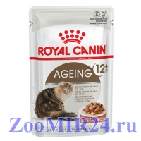 Royal Canin Ageing +12 для кошек старше 12 лет, в соусе 85гр (упаковка 12 штук)