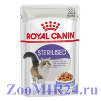 Royal Canin Sterilised, в желе 85гр (упаковка 24 штуки)