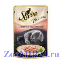 Sheba Pleasure Форель и Креветки, 85г (пауч)