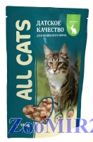 All Kats Кролик в соусе д/кошек. 100гр (пауч)