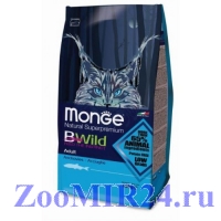 Monge BWild Cat Anchovies корм для взрослых кошек с анчоусами