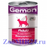 Gemon Cat консервы для кошек кусочки говядины 415 г