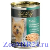 Edel Dog нежные кусочки в соусе Телятина/Кролик 400 гр.