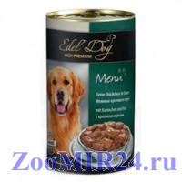 Edel Dog нежные кусочки в соусе Кролик/рис  1200 гр.