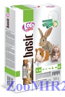 LOLO PETS  полнорационный корм для грызунов и кроликов коктейль, 500гр