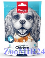 Wanpy Dog кости из сыромятной кожи с куриным мясом, 100 г