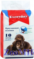 EVERYDAY впитывающие пеленки для животных ГЕЛЕВЫЕ, 60 х 45 см, 10 шт