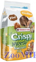 VERSELE-LAGA Crispy Muesli Hamsters & Co корм для хомяков с витамином E, 400гр