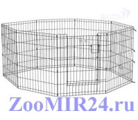 Midwest вольер 8 панелей 61х76 см черный с дверью