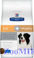 Hills Prescription Diet Canine к/d+ Mobility для собак лечение почек + поддержка суставов
