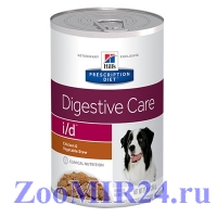 Hills Prescription Diet Canine i/d, для собак при заболеваниях ЖКТ, конс. 360гр