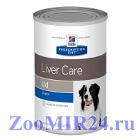 Hills Prescription Diet Canine l/d, для собак при заболеваниях печени, конс. 370гр