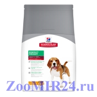 Hill's Science Canine Adult Perfect Weight Medium with Chicken для взрослых собак 