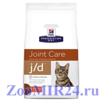 Hill's Prescription Diet Feline j/d, д/кошек при заболеваниях суставов.