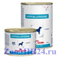 Royal Canin (Роял Канин) Hypoallergenic Canine диета для собак при пищевой аллергии, 400гр (конс.)