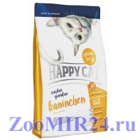 Happy Cat Sensitive Кролик д/взрослых кошек с чувствительным пищеварением.