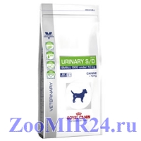 Royal Canin Urinary S/O Small Dog  диета для для собак мелких размеров при заболеваниях дистального отдела мочевыделительной системы