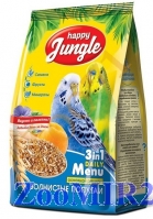 Нappy Jungle корм для волнистых попугаев основной 500гр.