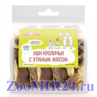 DOG FEST для собак Уши кроличьи с утиным мясом, 500гр.