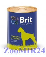 BRIT PREMIUM DOG BEEF & HEART для собак с говядиной и сердцем 850 гр