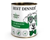 Best Dinner Меню №5 с Ягненком и рисом для собак, 340г (конс)