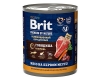 Brit Premium By Nature д/собак Говядина и печень, 850г (конс)