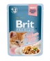 Brit Premium Cat Gravy для котят кусочки филе курицы в соусе 85 гр пауч